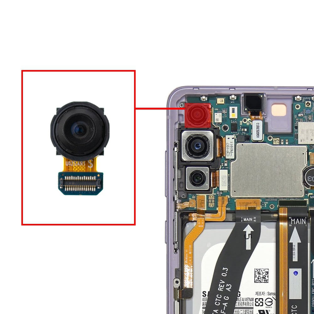 Rear Camera (12MP Ultra Wide) for Samsung Galaxy S21 FE 5G G990B (Purple) Rear Camera (12MP Ultra Wide) for Samsung Galaxy S21 FE 5G G990B (Purple)
